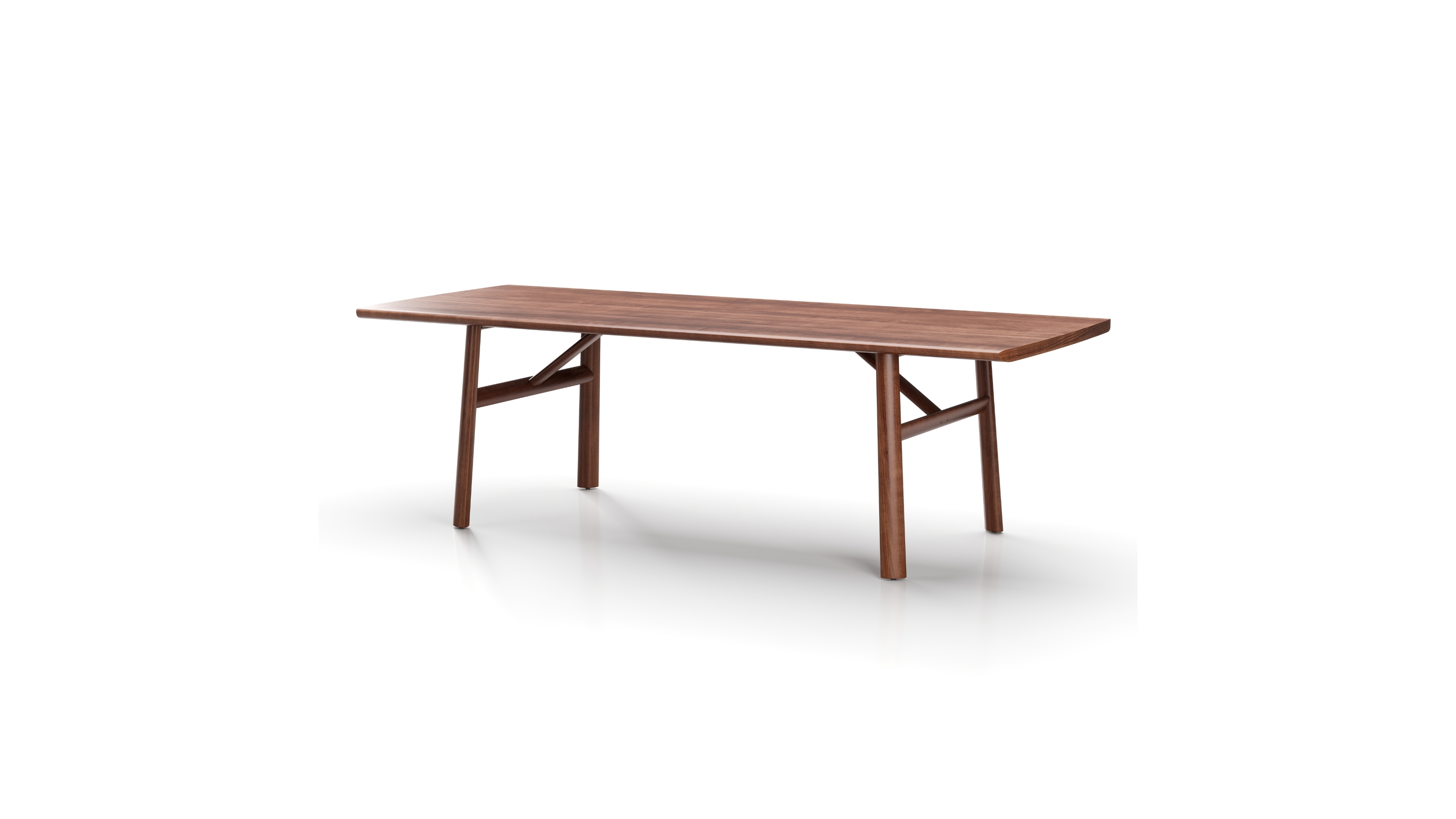 TI-T410-2400.WN.001 Timothy Dining Table W2400 Natural Walnut