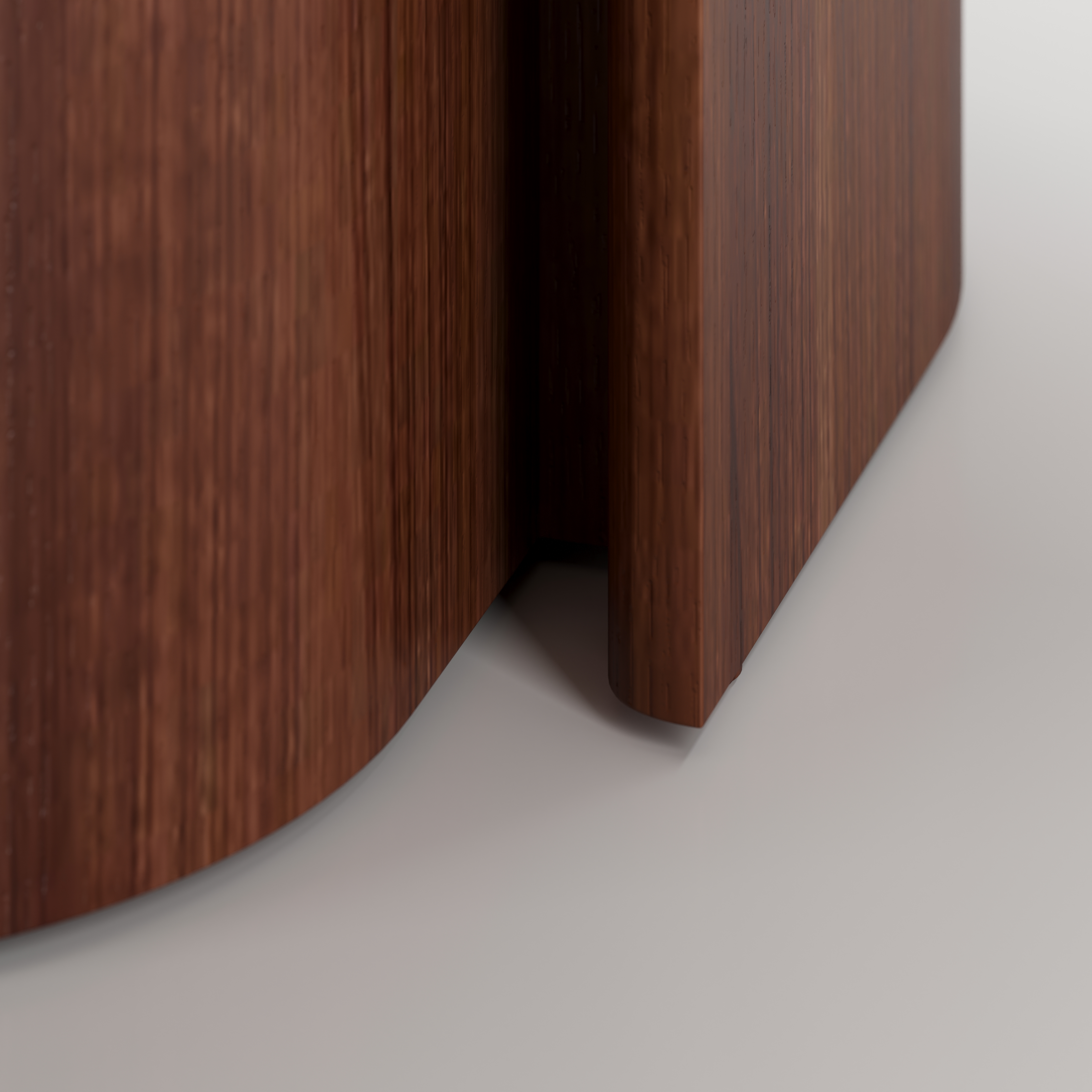 AD-T410-WA.WN.001 Arden Dining Table Natural Walnut Base Detail 2