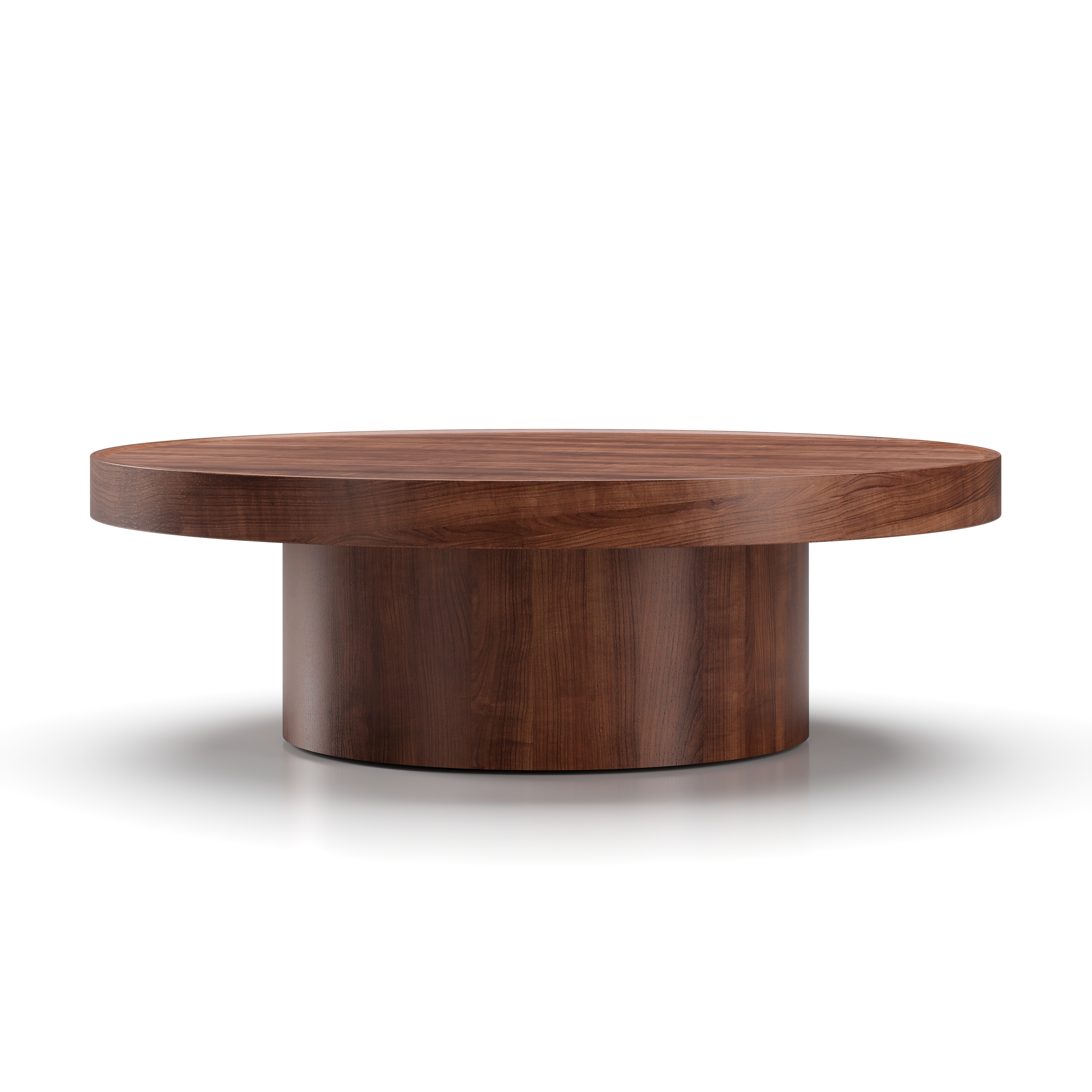 AT-T210-1200.WN.001 Atelier Coffee Table-1200 Natural Walnut Front