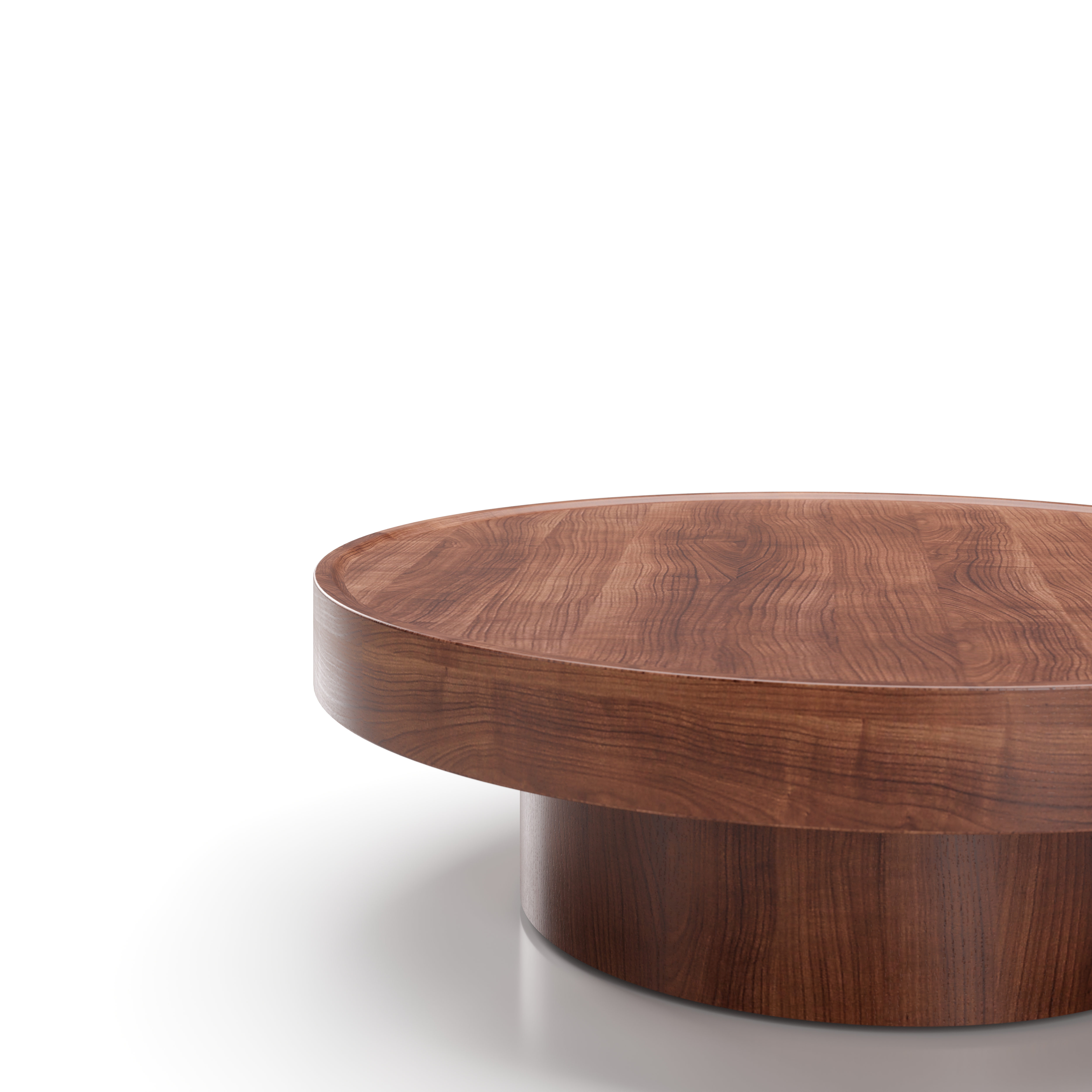 AT-T210-800.WN.001 Atelier Coffee Table-800 Natural Walnut Detail