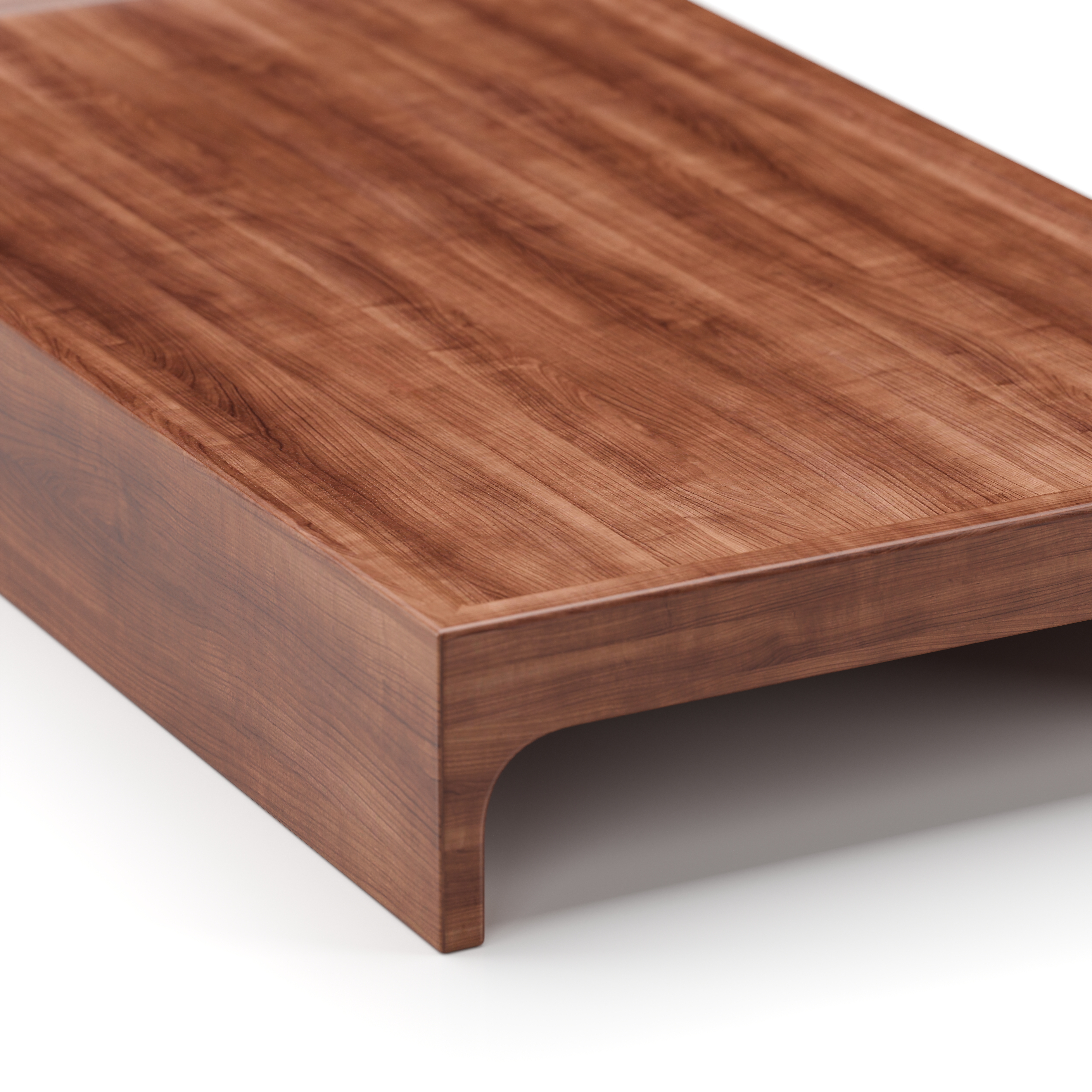 AT-T510.WN.001 Atelier Armrest Tray Natural Walnut Detail