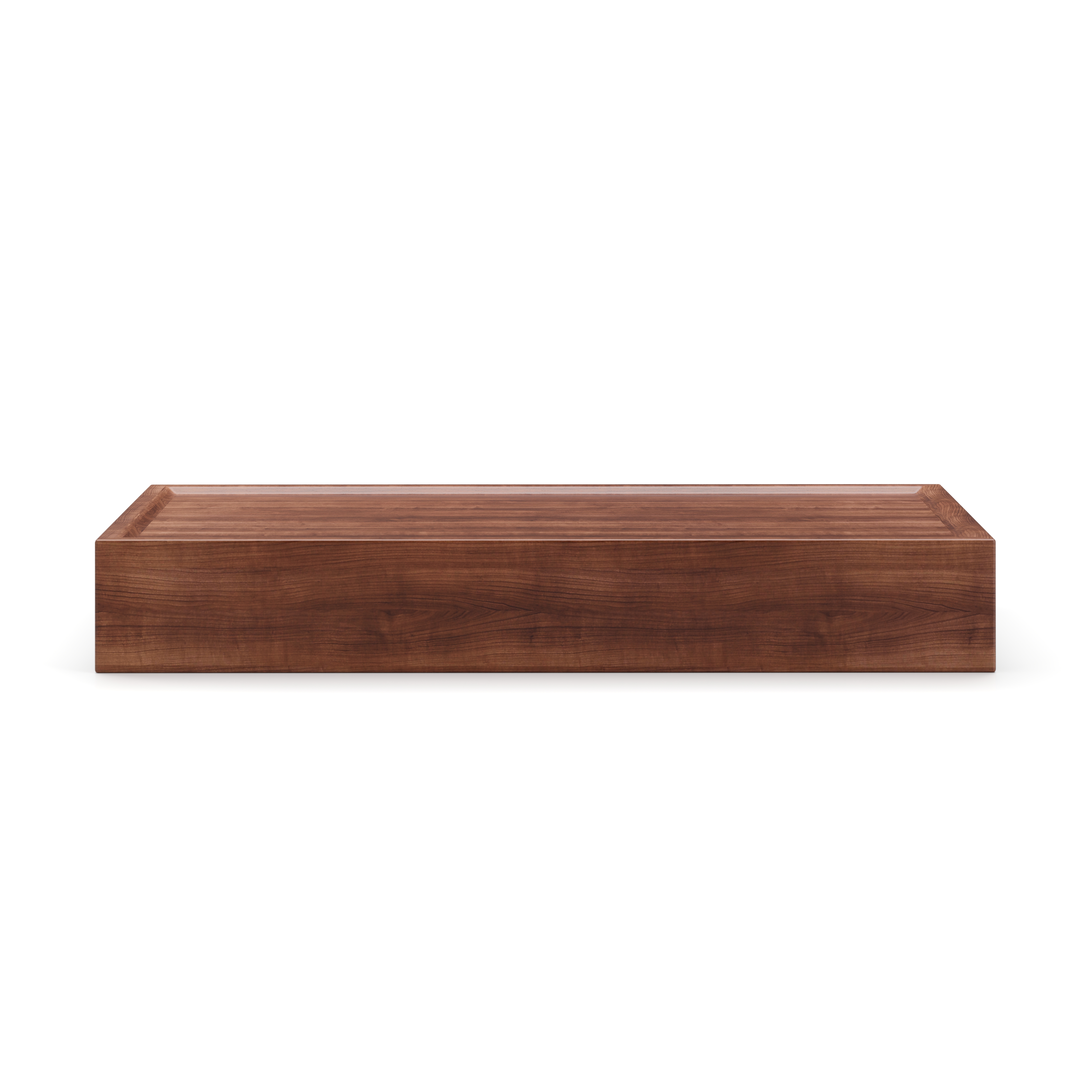 AT-T510.WN.001 Atelier Armrest Tray Natural Walnut Side