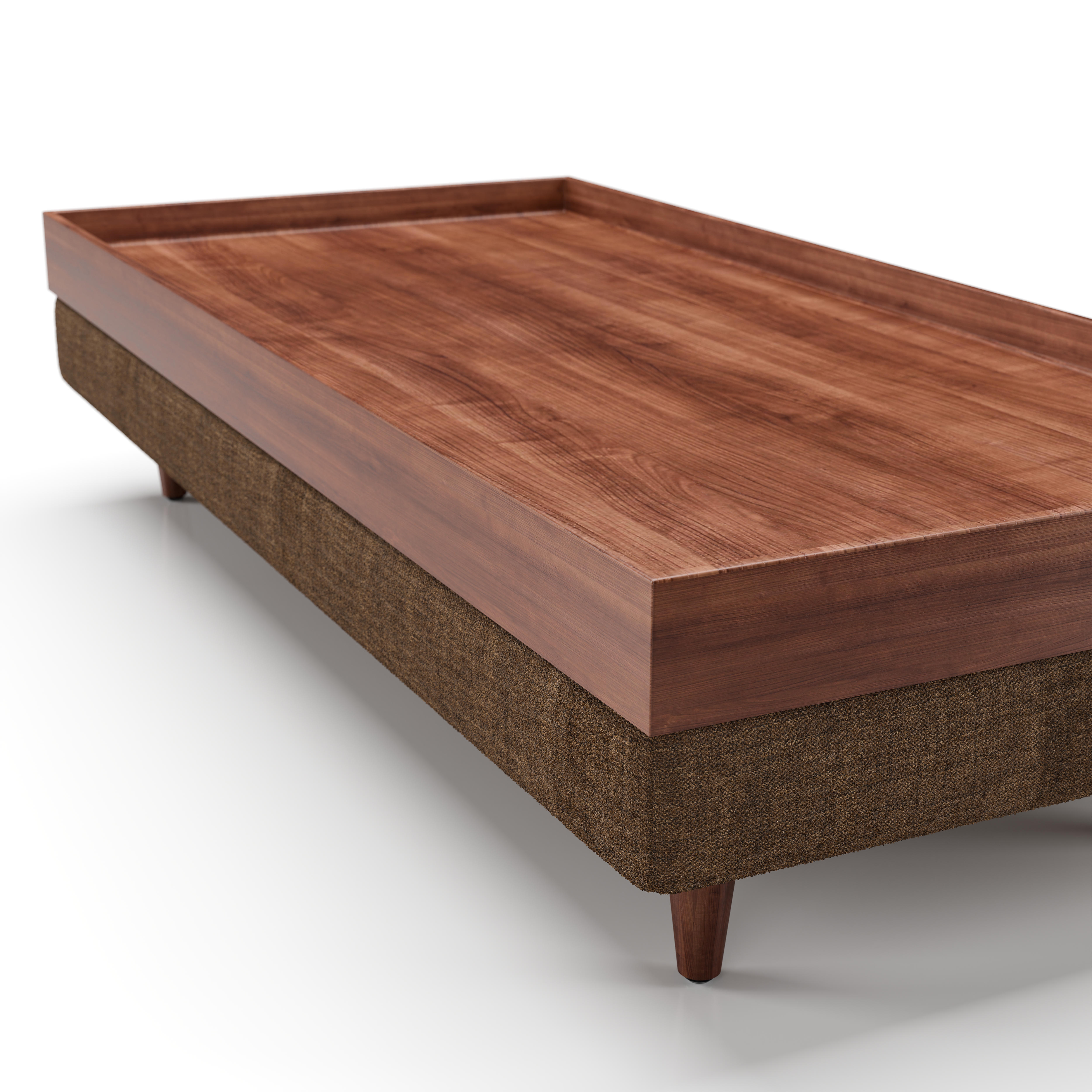 AT-T521.WN.CF7108 Atelier Center Tray-Leg Natural Walnut Thames 102 Detail