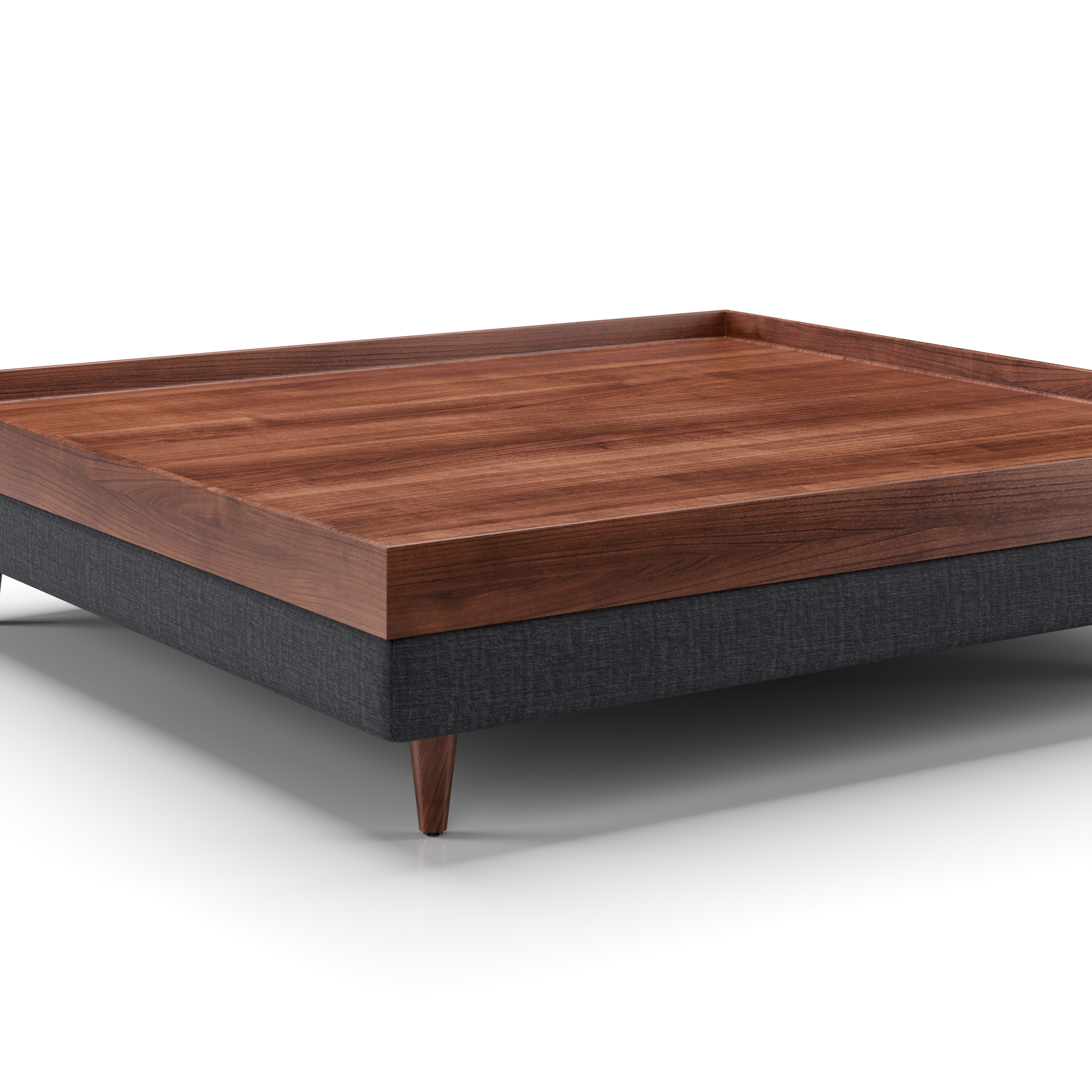 AT-T531.WN.AF5087 Atelier Corner Tray-Leg Natural Walnut Cifrado 0771 Side