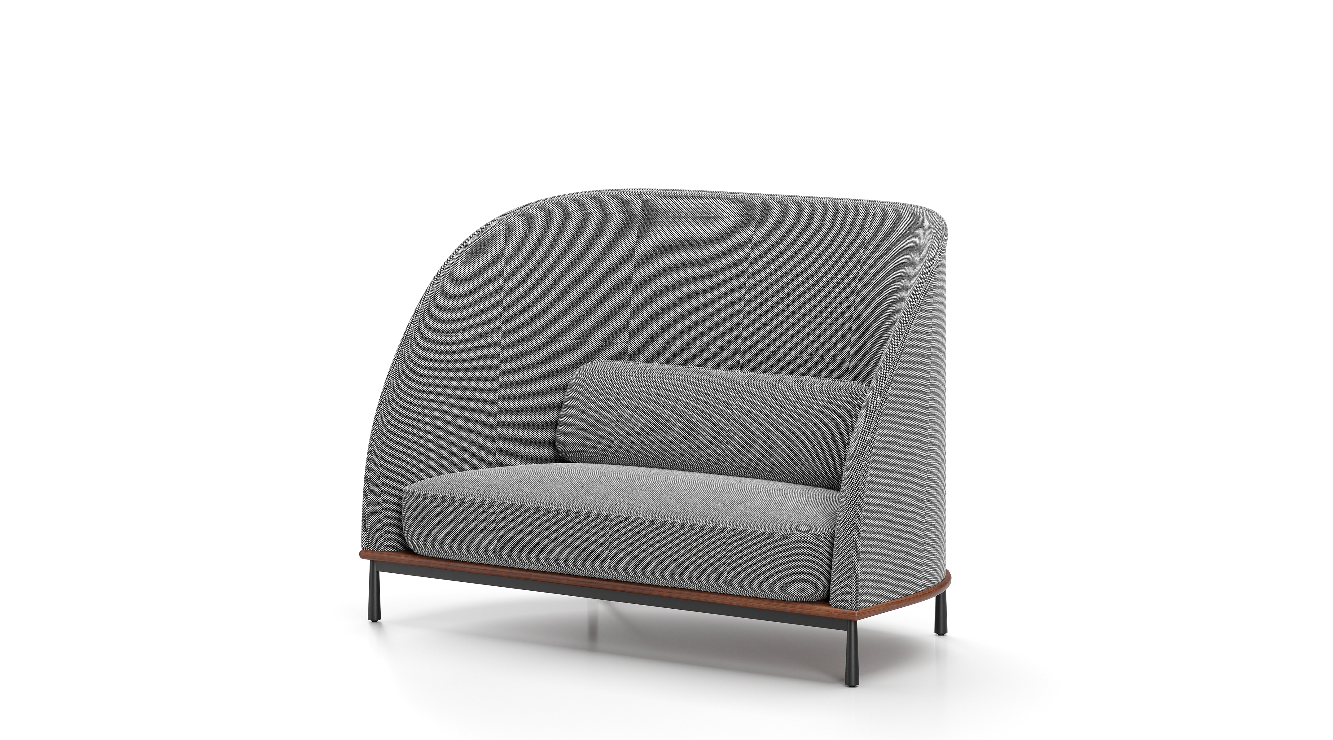 Arc High Back Loveseat 4