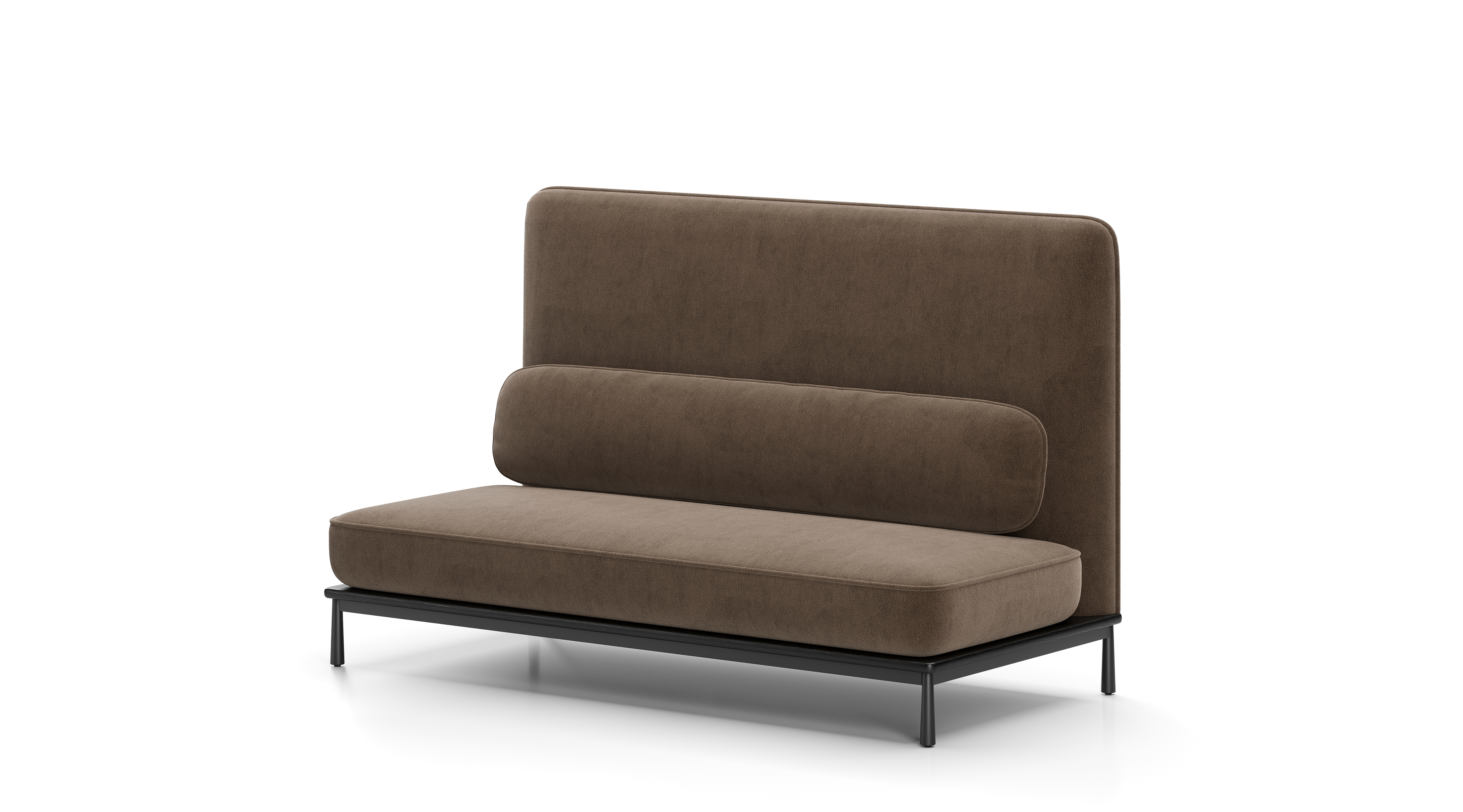 Arc High Back Loveseat Middle Large 3