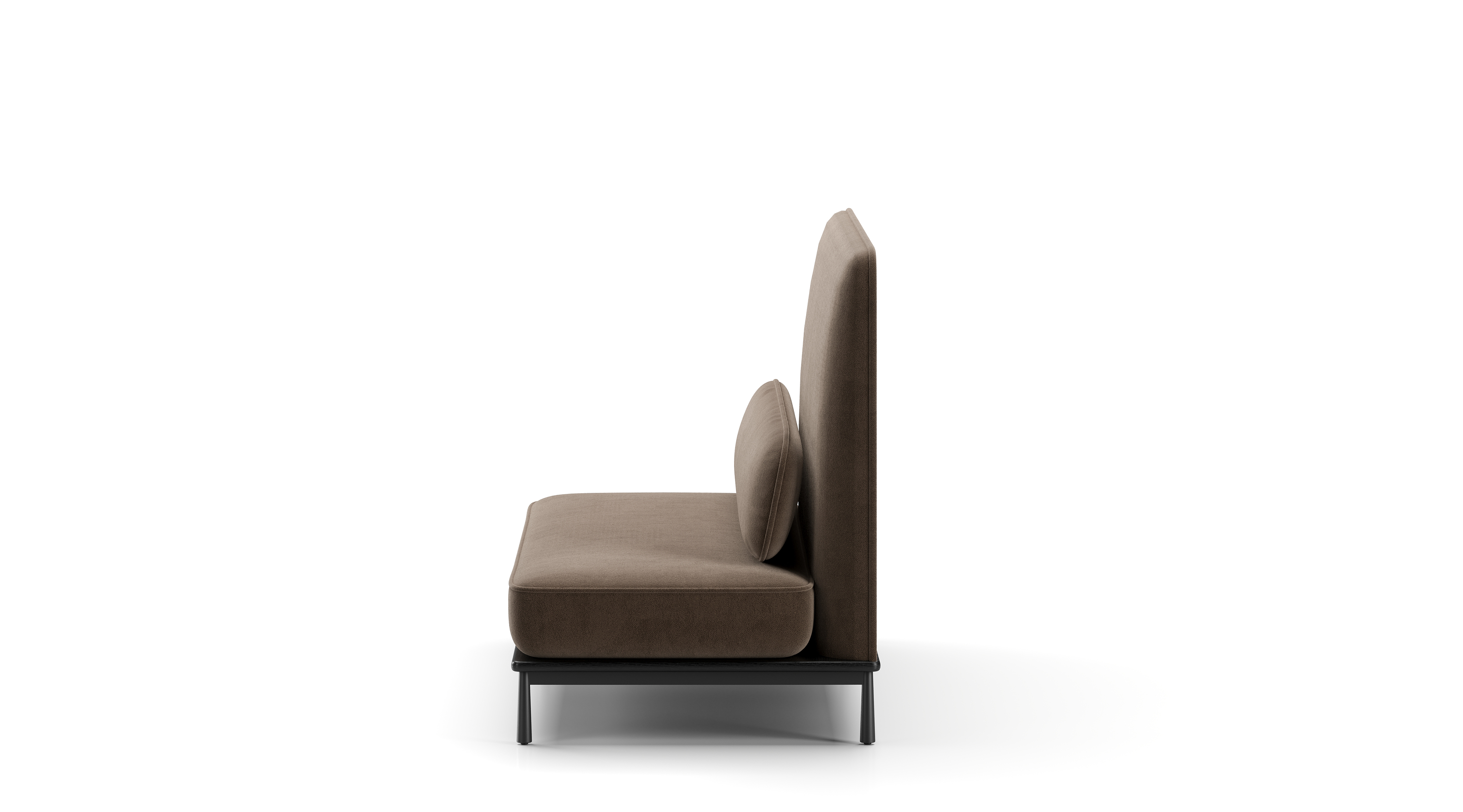 Arc High Back Loveseat Middle Large 4