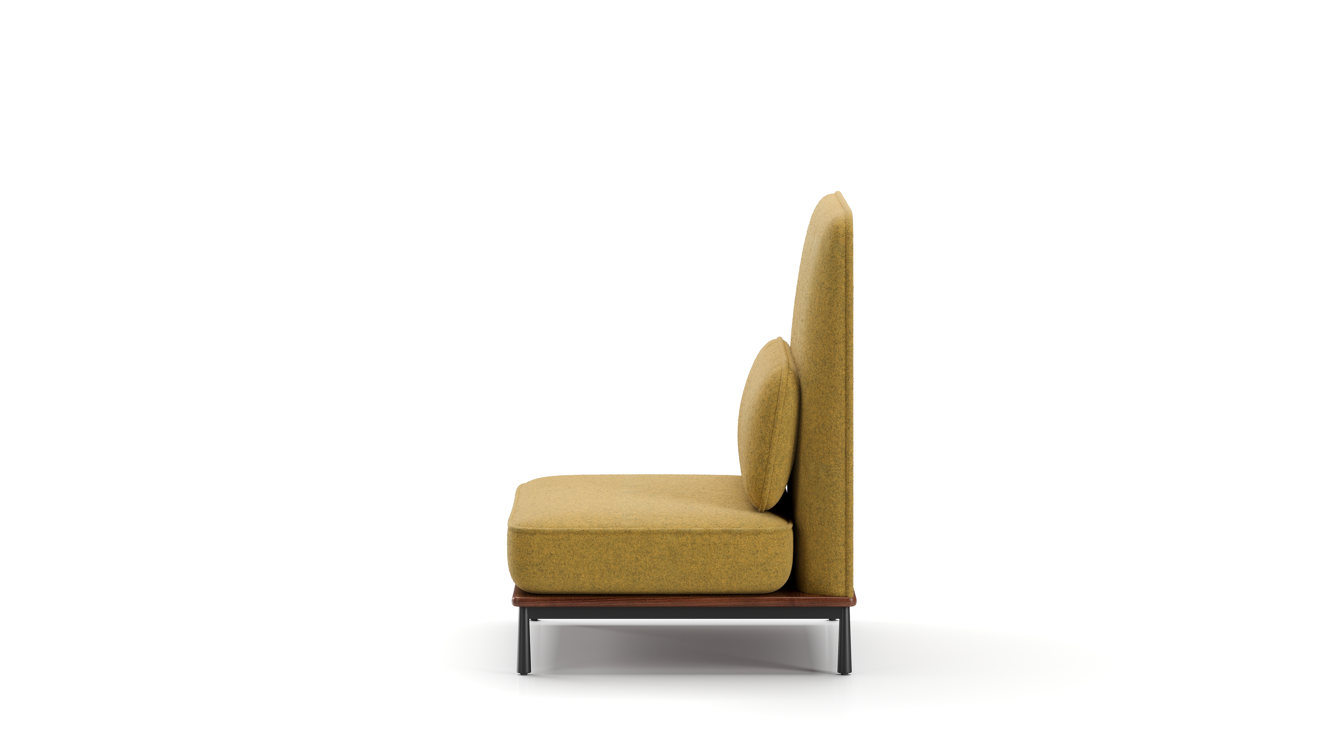 Arc High Back Loveseat Middle Small 3