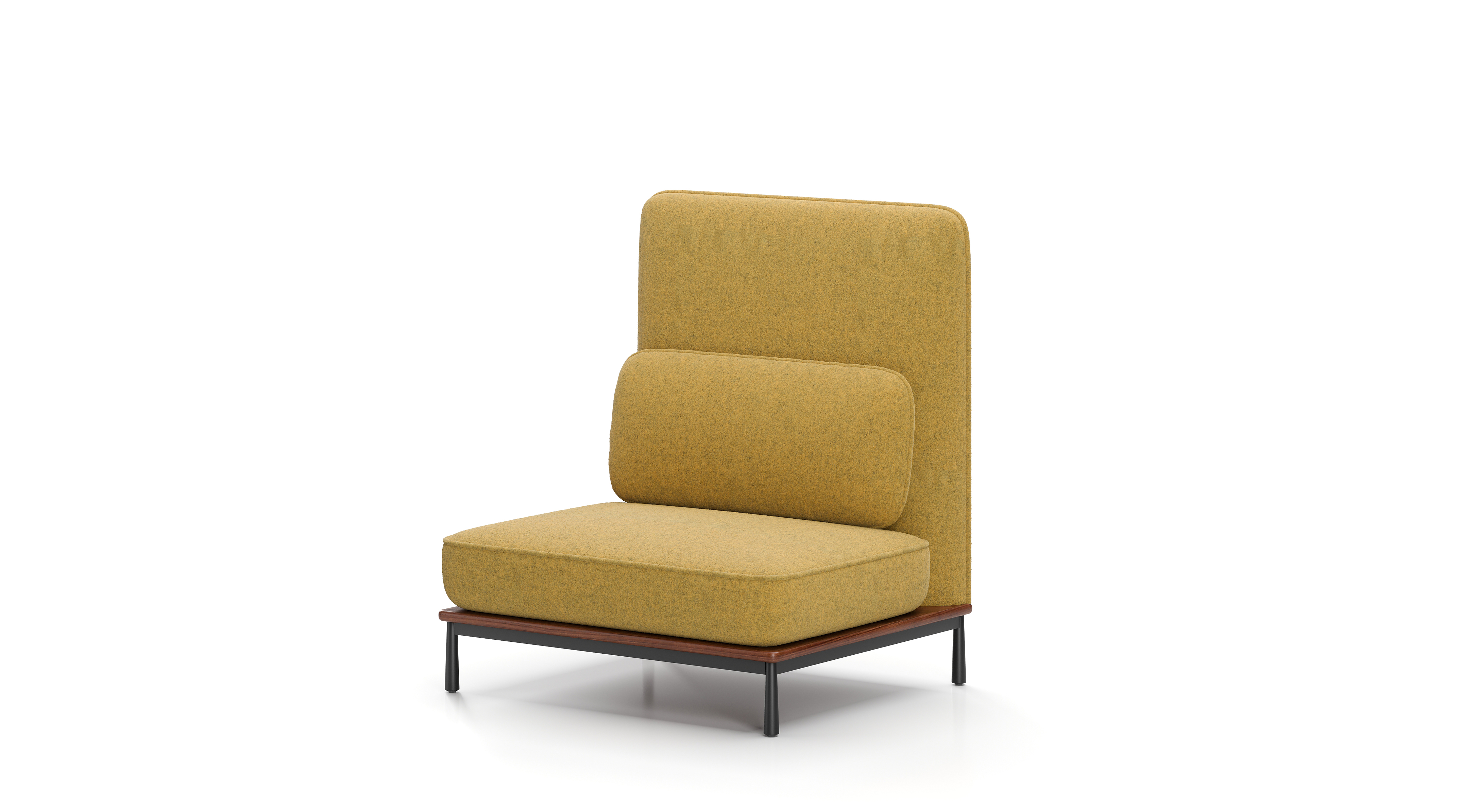 Arc High Back Loveseat Middle Small 4