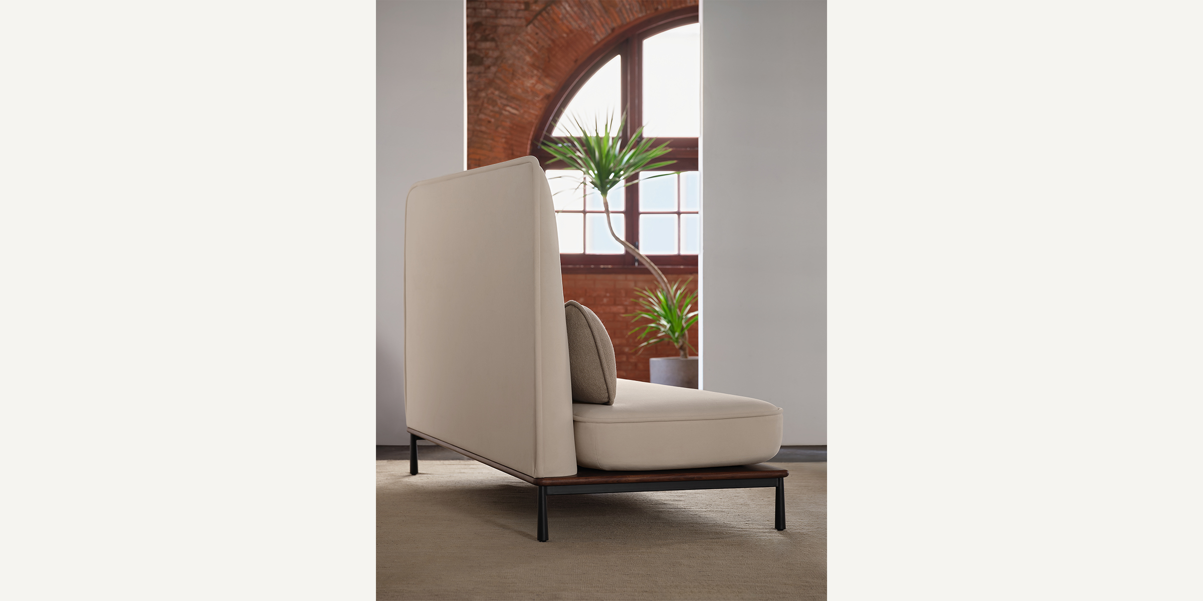 Arc High Back Loveseat Middle Small slides 4
