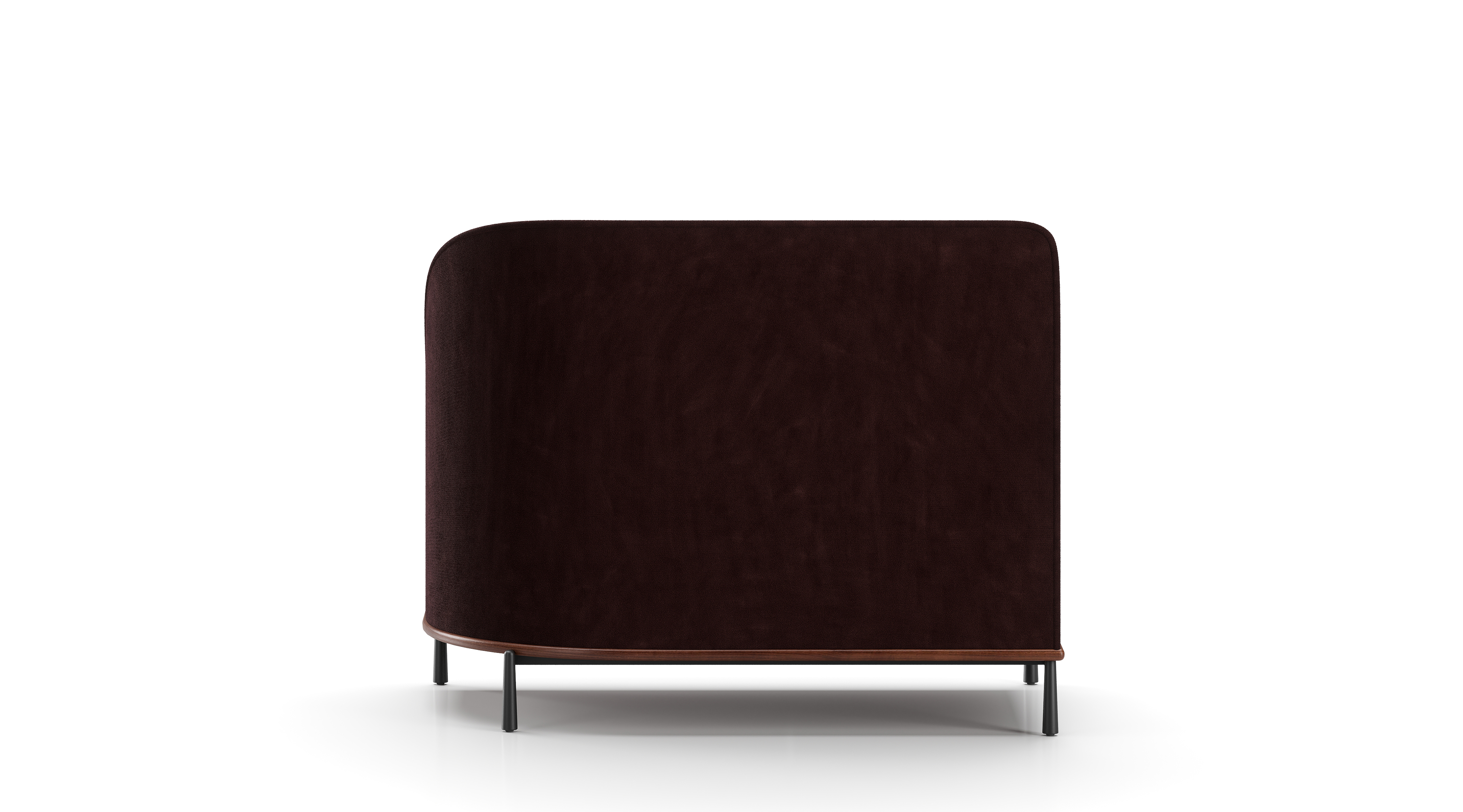 Arc High Back Loveseat Right 2