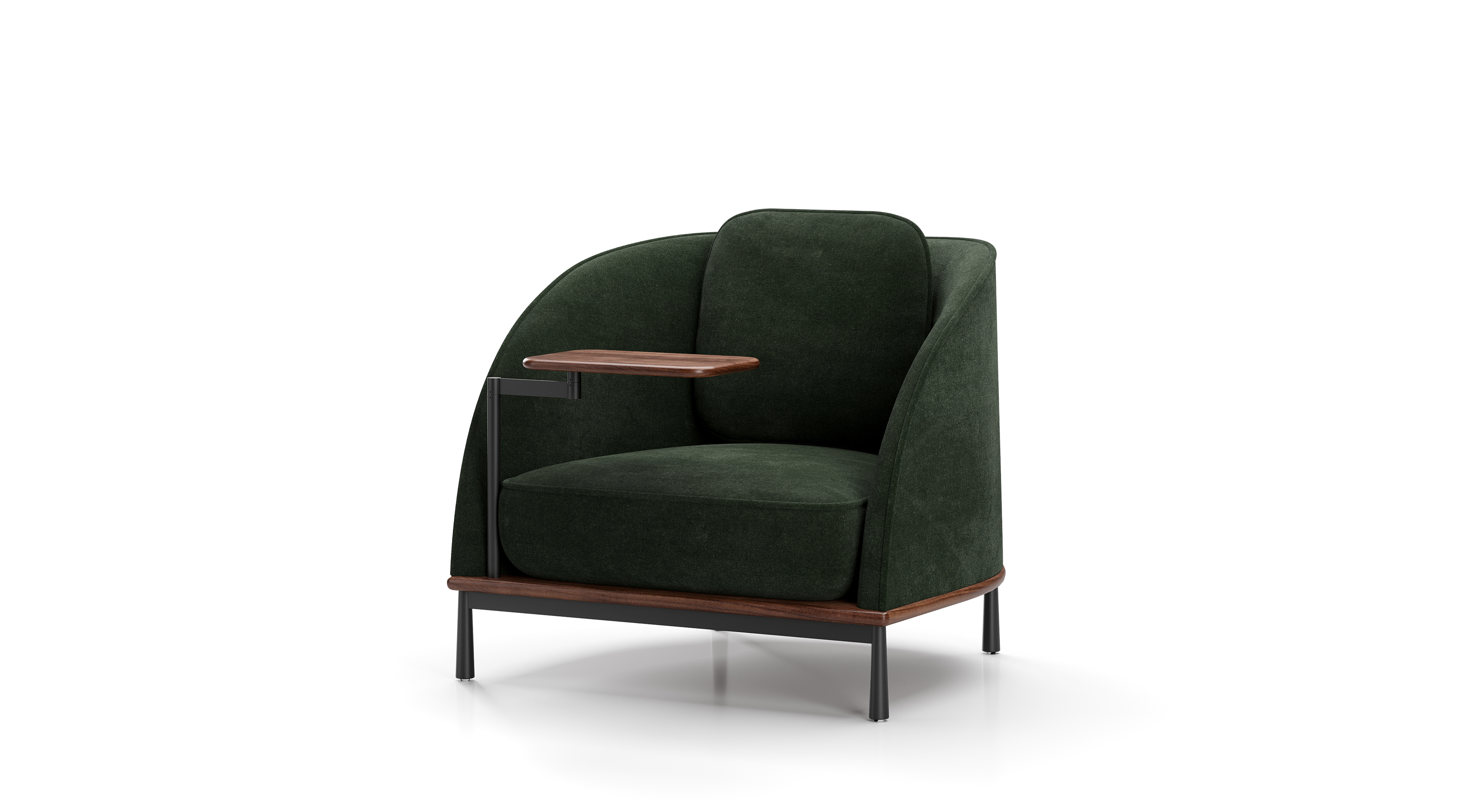 Arc Lounge Chair with Tablet 4