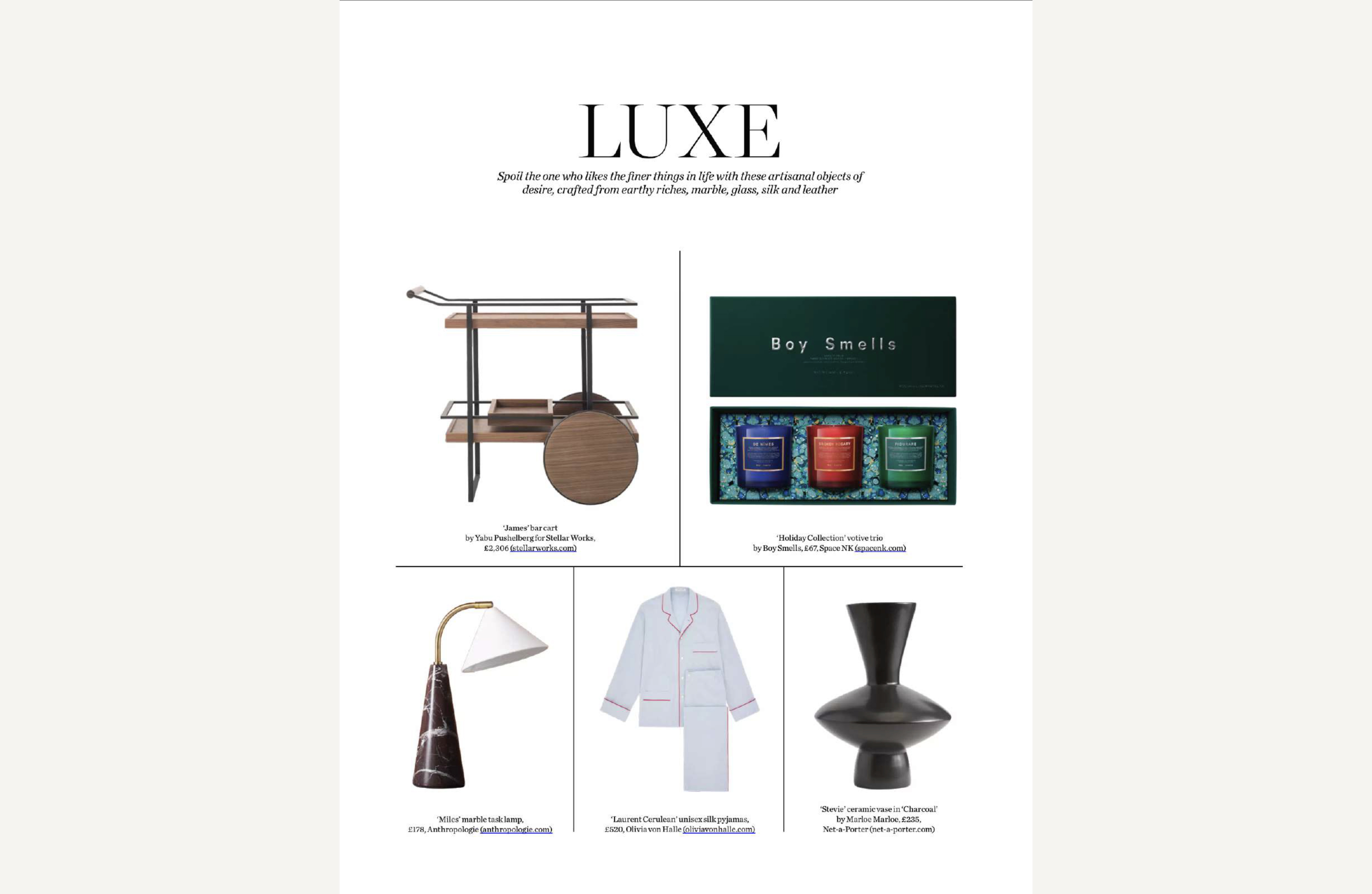 ELLE Decoration December-UK