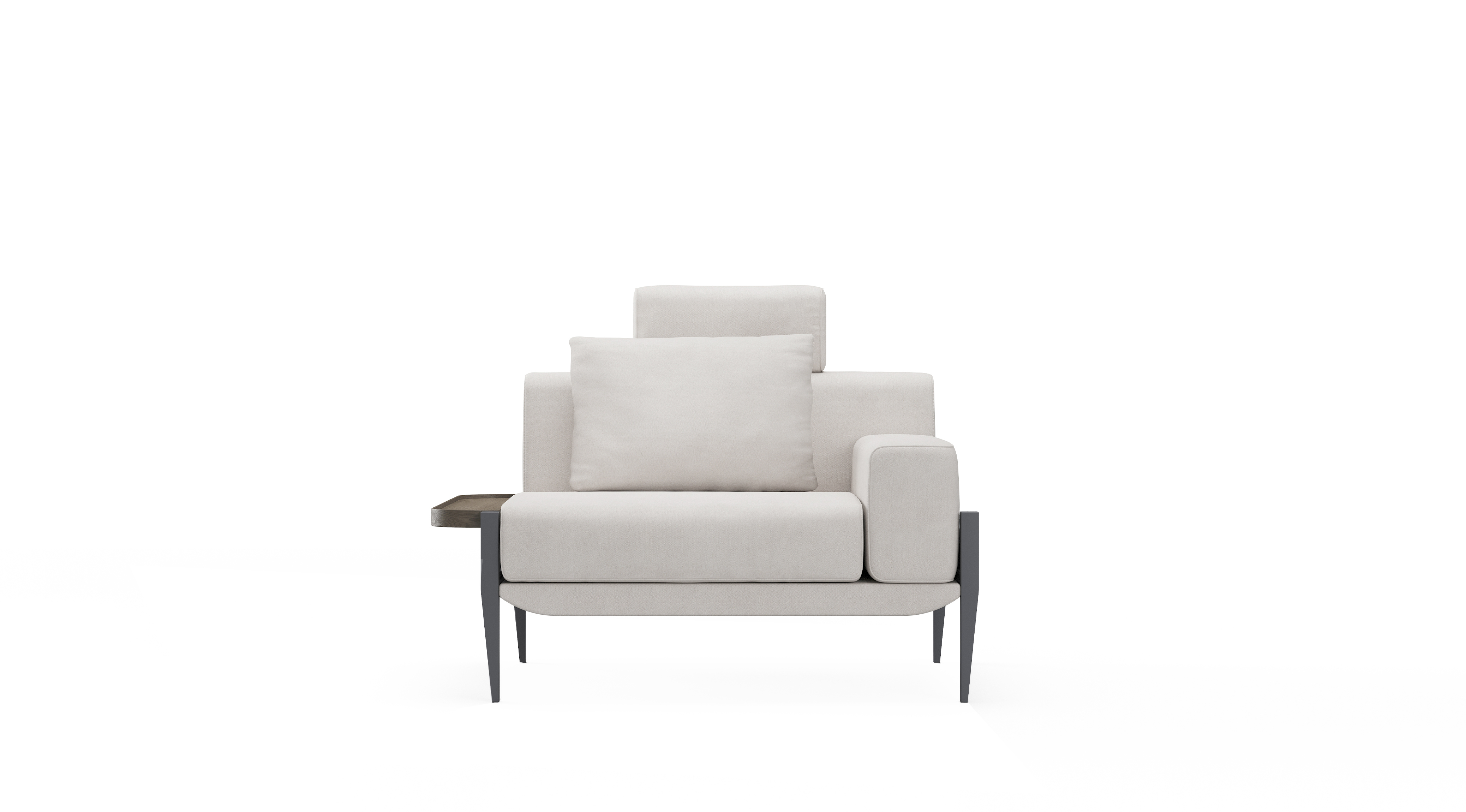 Float Sofa 1 Seater - 1 Arm + Side Table