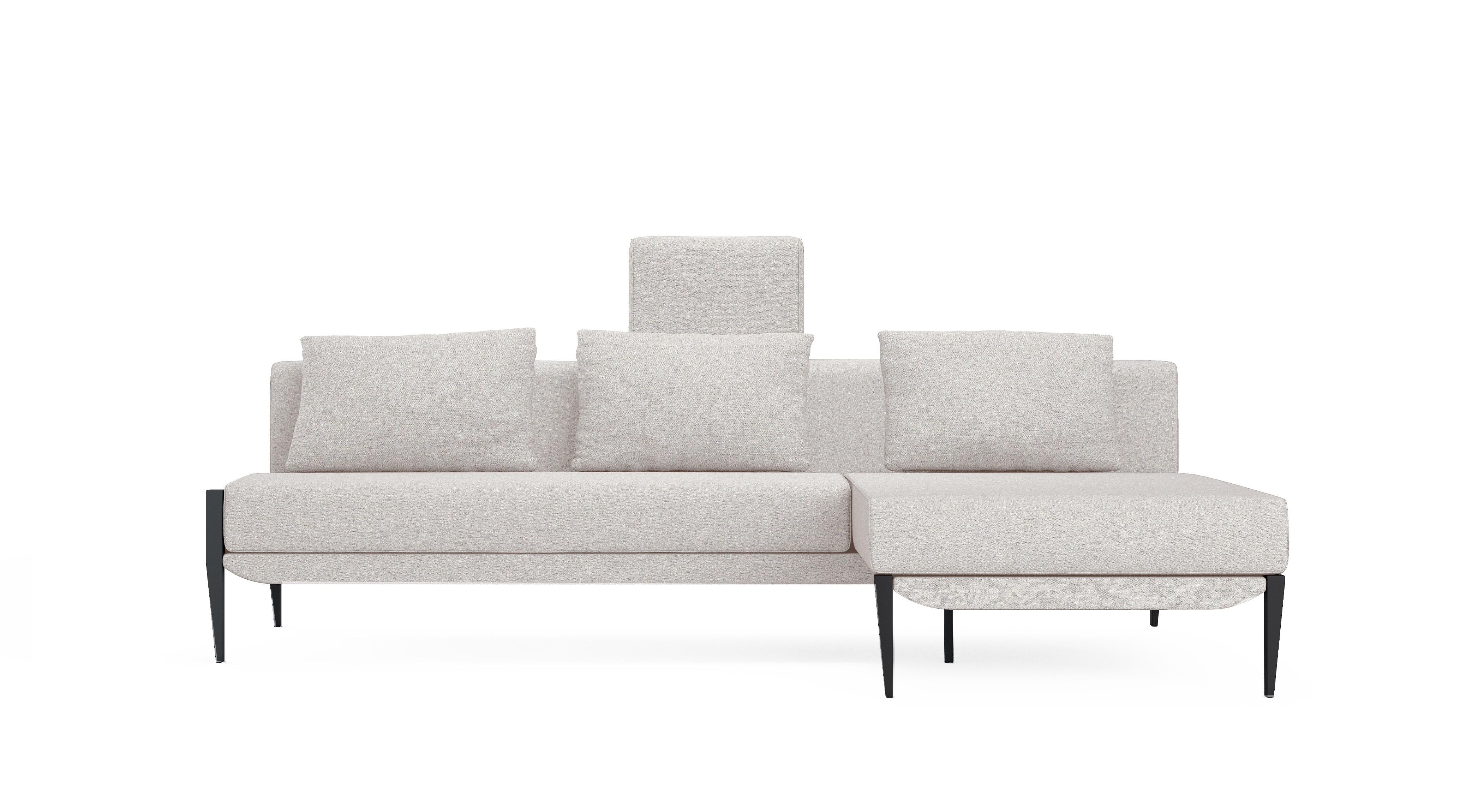 Float Sofa L-Shape R + Headrest one leg front-ps copy