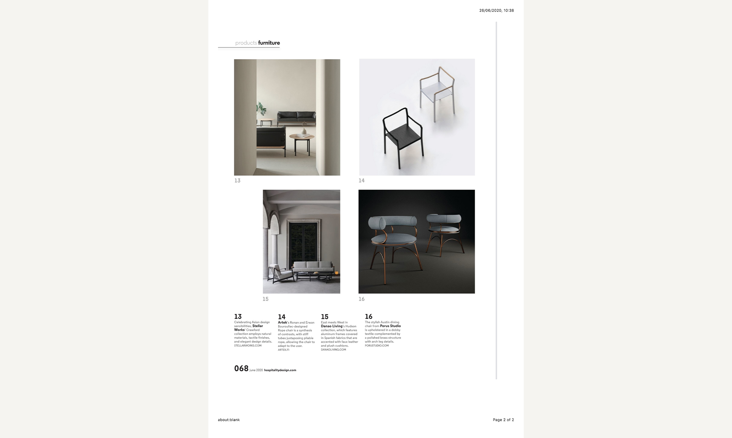 Hospitality Design, USA