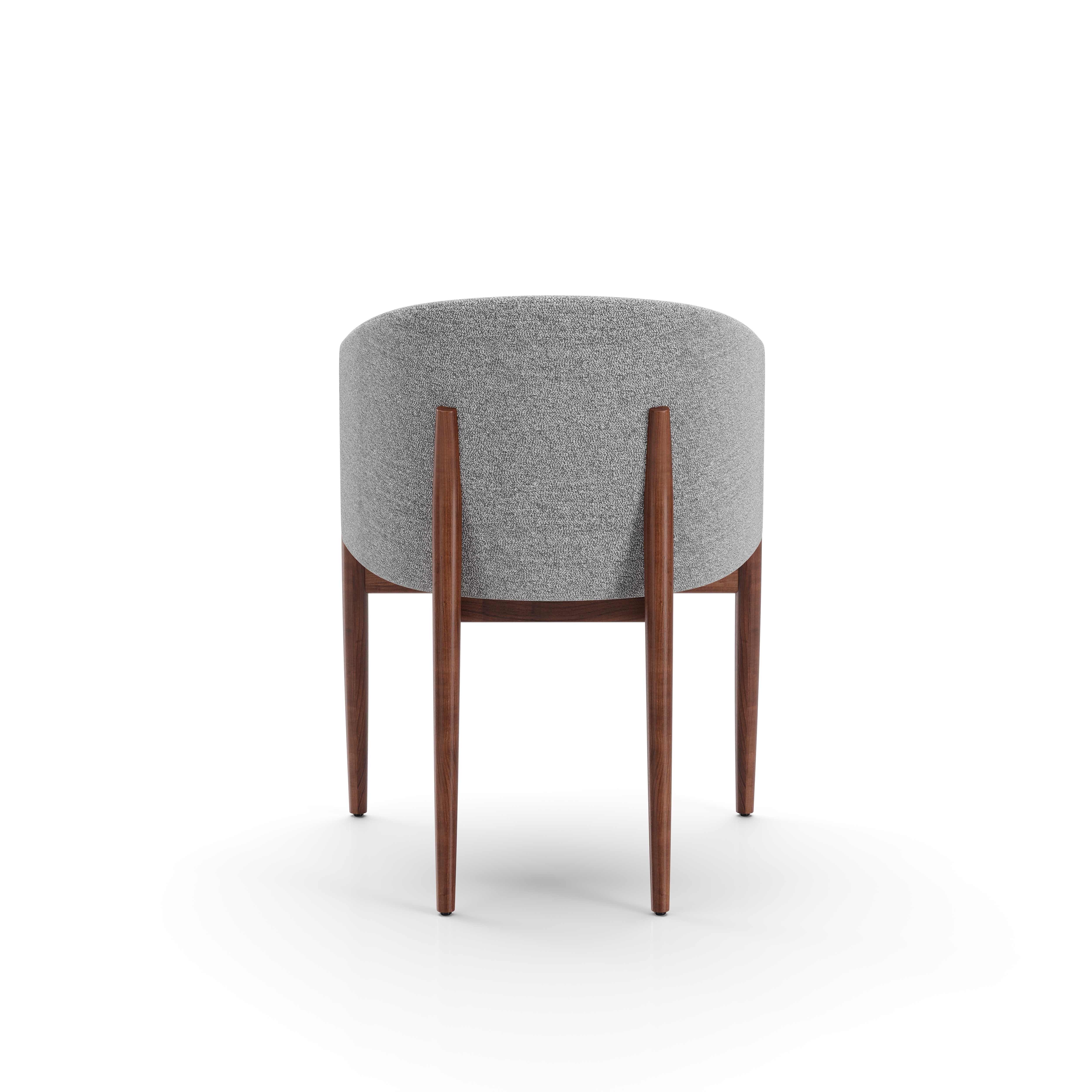 OG-S210-F.WN.CF7103 Ougi Dining Chair Full Back Natural Walnut MYRA 180001 Back