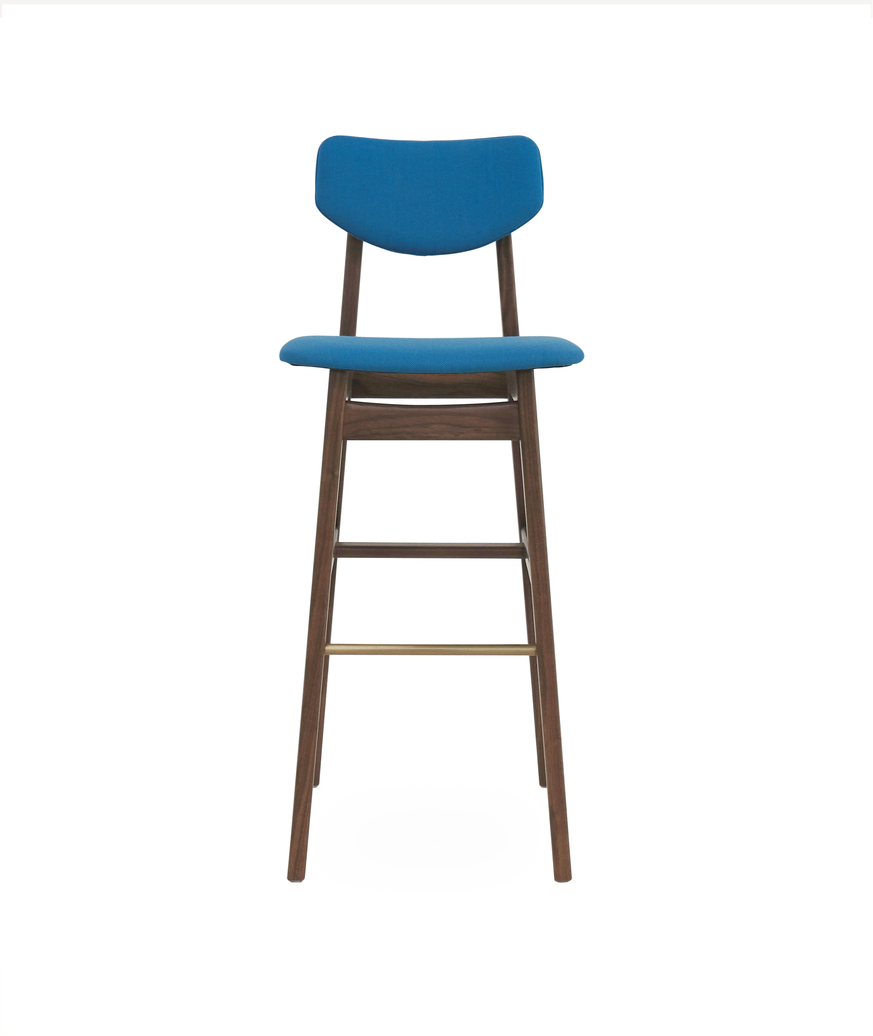 Risom C376 Chair - blue - front