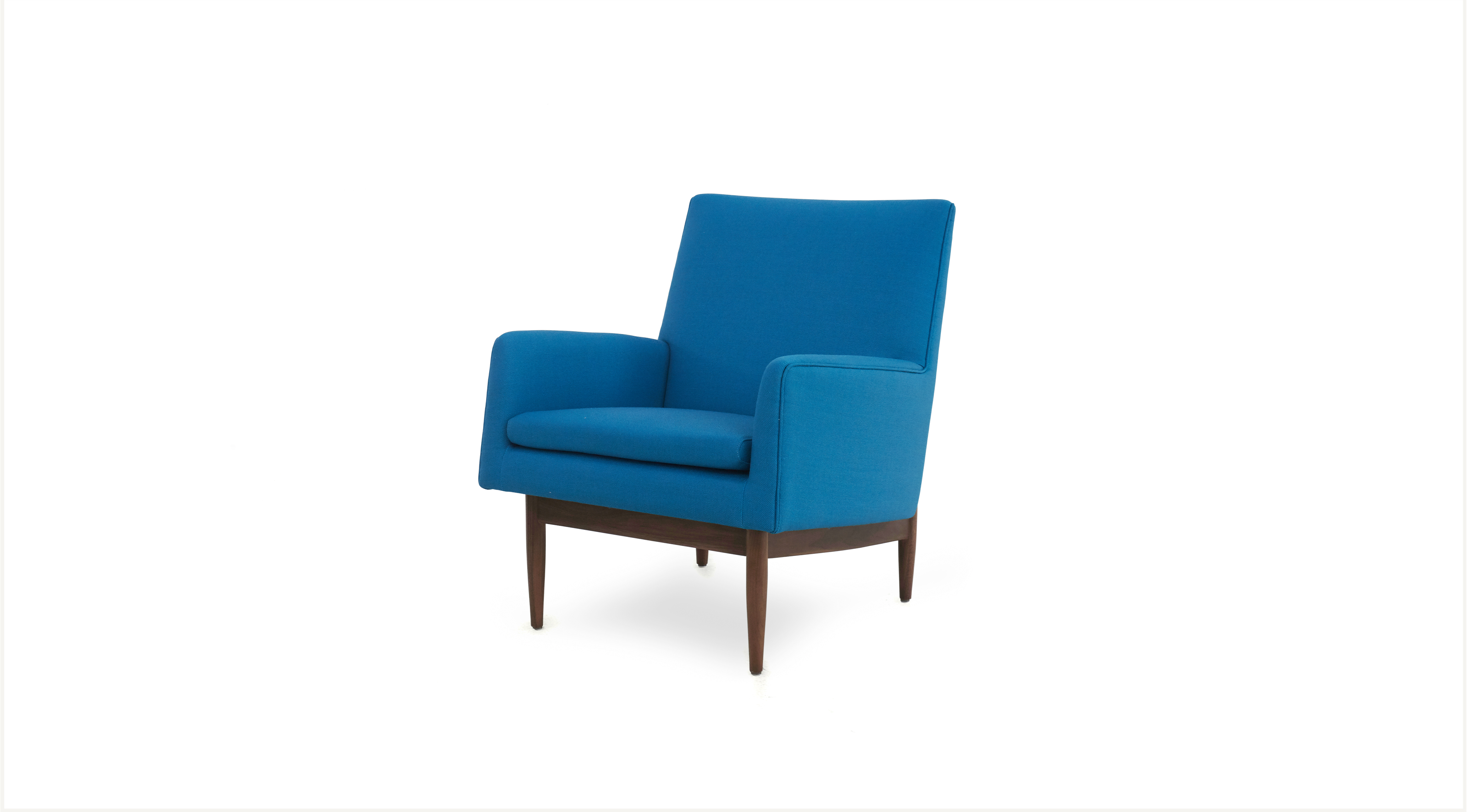 Risom U380 Chair - Blue - Side