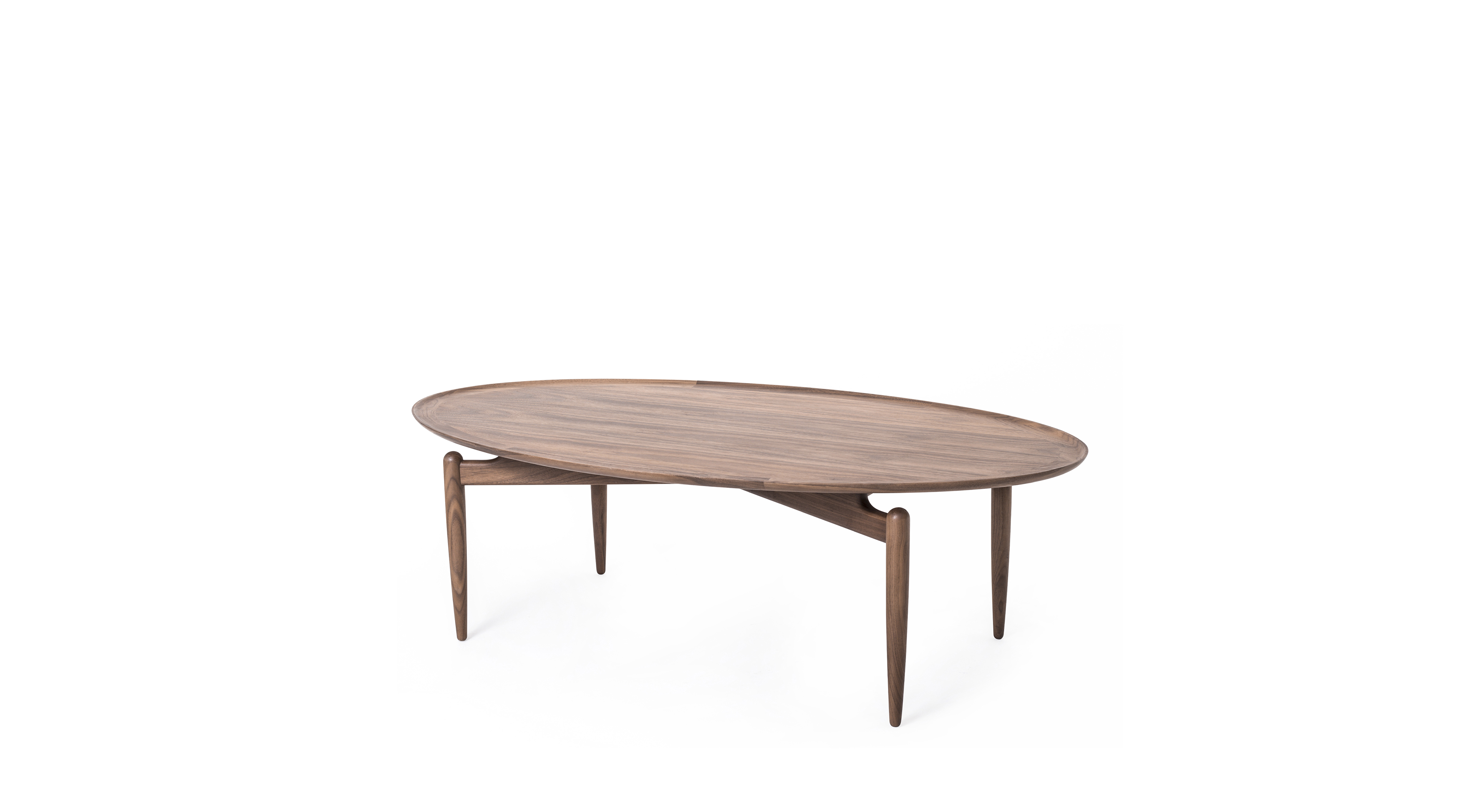 Slow Oval Coffee Table-side
