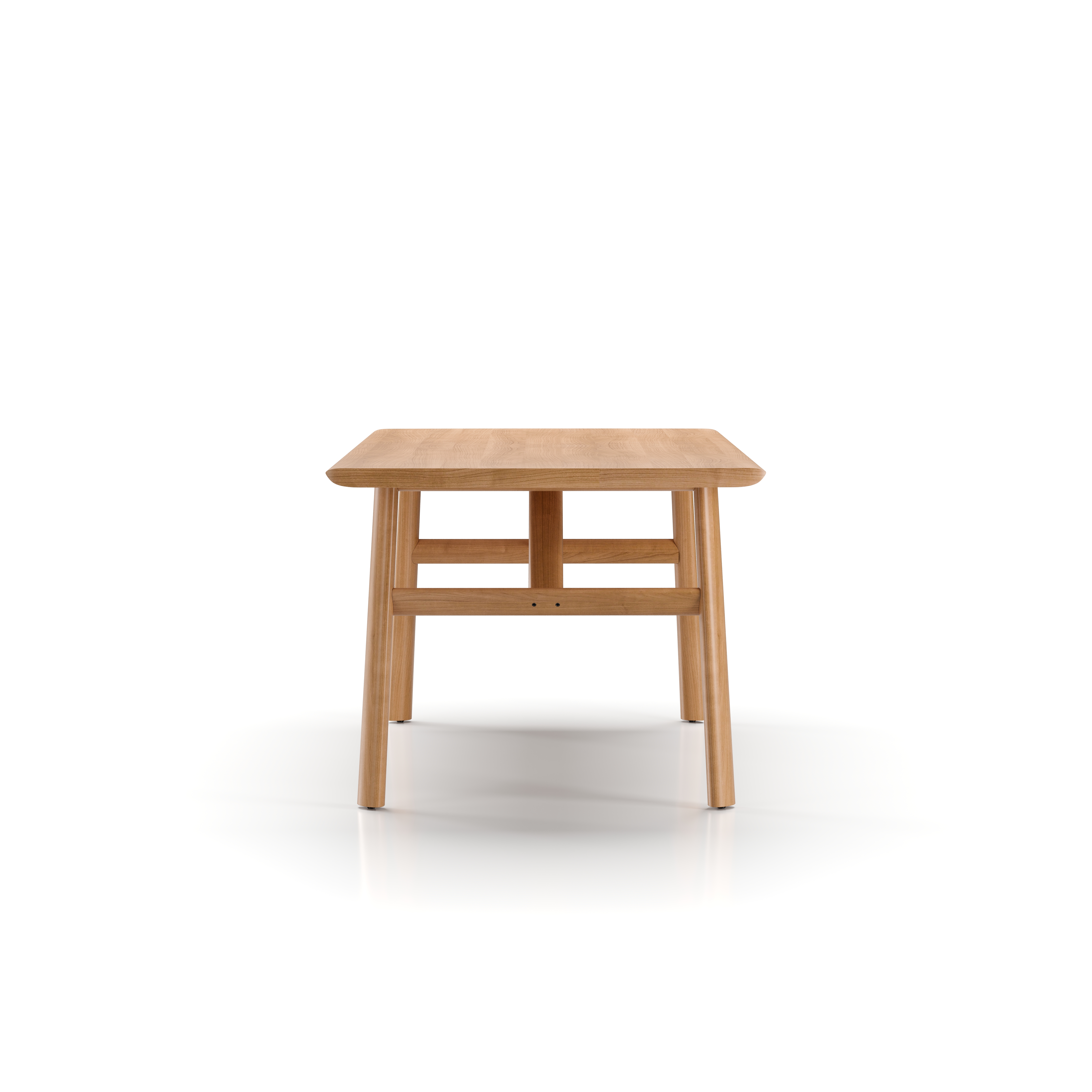 TI-T410-2100.ON.001 Timothy Dining Table W2100 Natural Oak Side