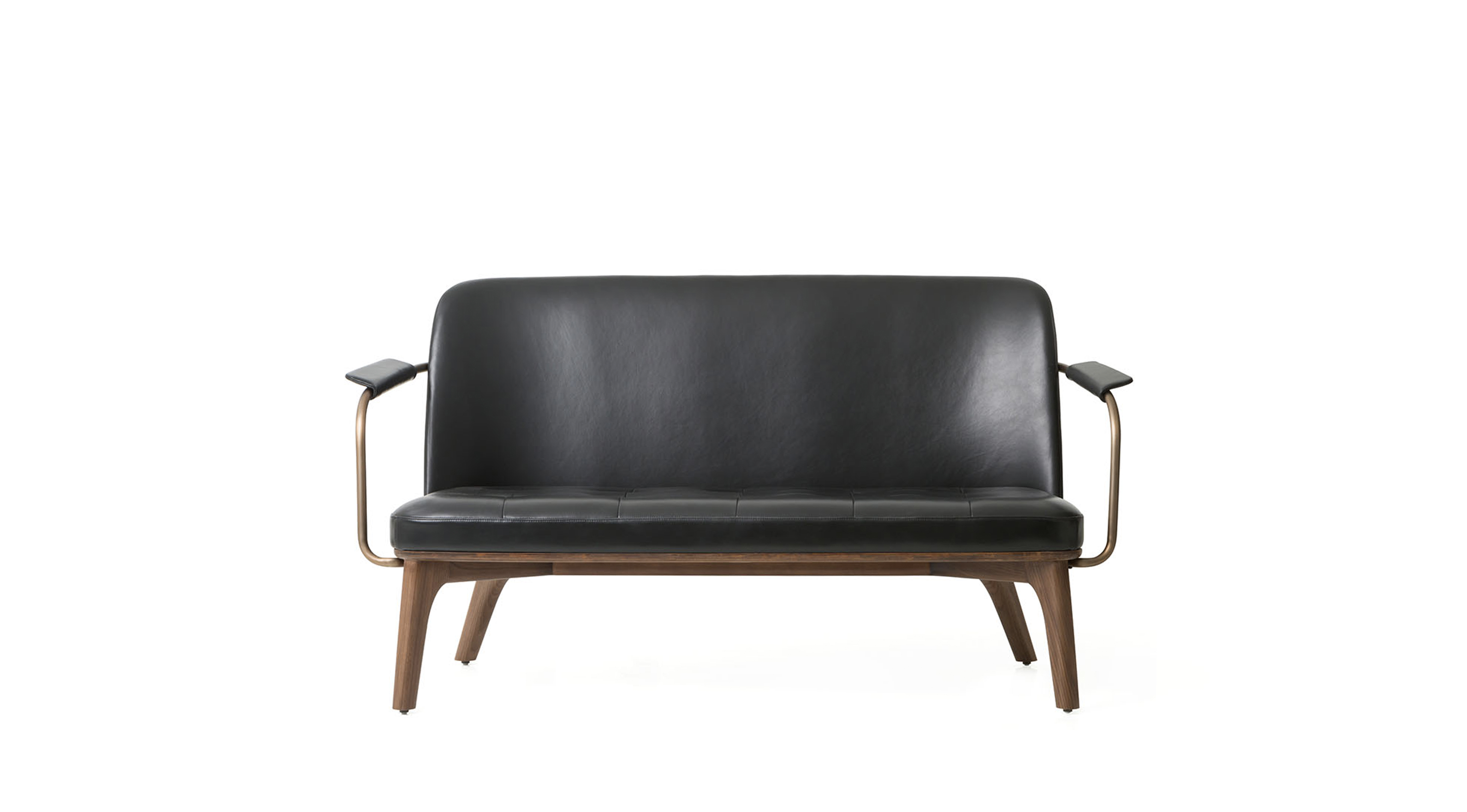 Utility Lounge Chair Two Seater - Front
